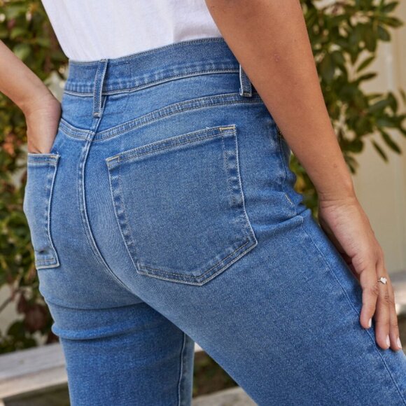 Frank & Eileen Everyday Cork Jean in Antique Blue Base Size 28 - Picture 2 of 15